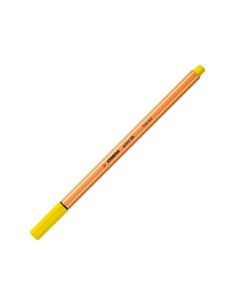  C/10 stabilo point 88 amarillo limon nº24 punta de fibra 0,4mm 